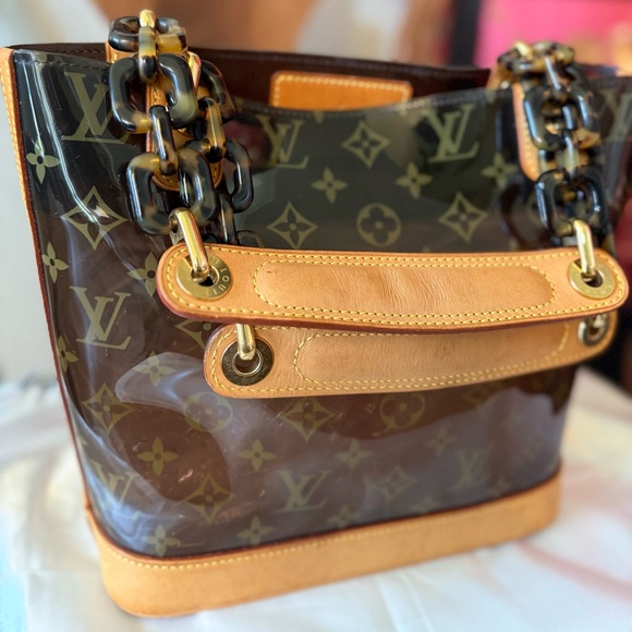 AUTHENTIC LOUIS VUITTON VINYL MONOGRAM CABAS AMBRE PM HANDBAG🔥💎🔥 - Picture 1 of 16
